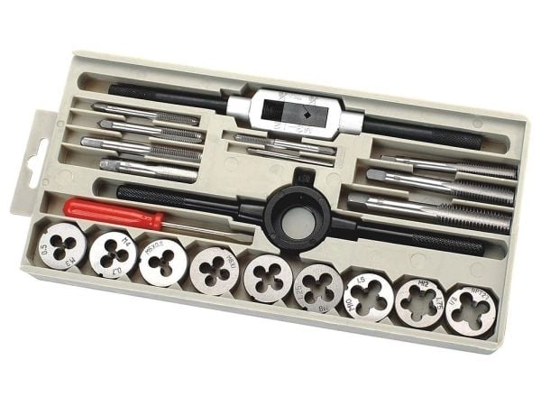 C.K. T4032 Kierteityssarja 21 osaa metrinen M3, M4, M5, M6, M8, M10, M12
