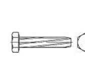 TOOLCRAFT 141693 plate-/plateskruer M8 30 mm utvendig sekskant DIN 7513 stål galvanisert 100 stk