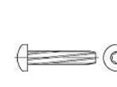 TOOLCRAFT plateskruer M6 16 mm T-profil DIN 7516 stål galvanisert (500 stk.)