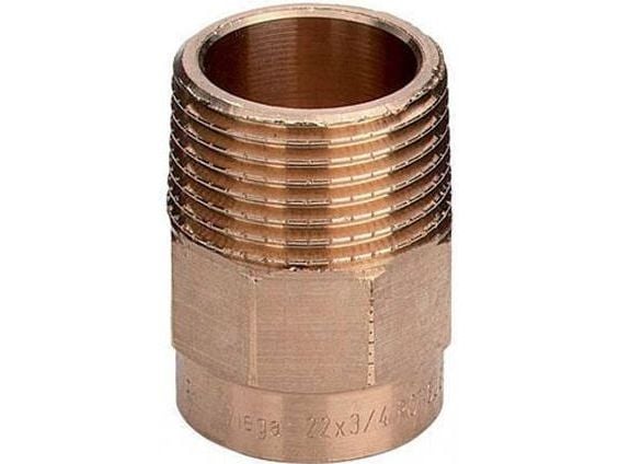 Viega overgangskobling 28mm x 5/4" kobber