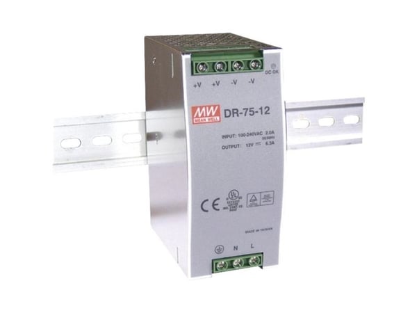 MEAN WELL DR-75-12, 55,5 mm, 100 mm, 125,2 mm, 700 g