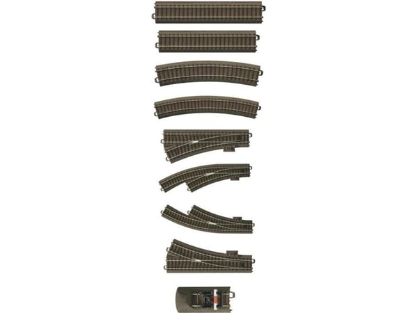 H0 Trix C-spor T62900 utvidelsessett – 1 sett