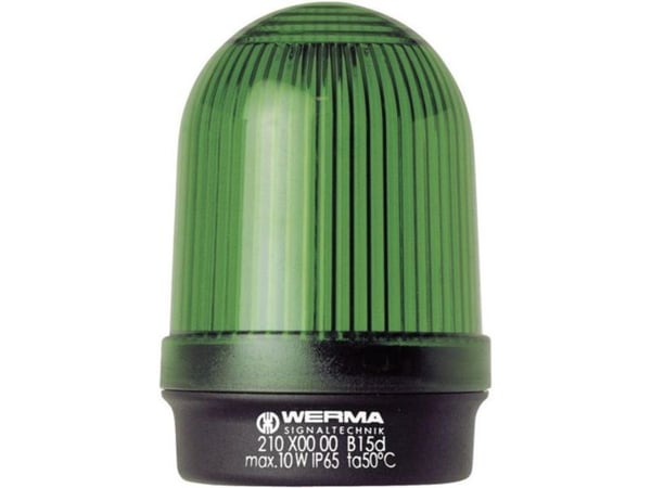 Werma Signaltechnik Merkkilamppu 210.200.00 210.200.00 Vihreä vakiovalo 12 V/AC, 12 V/DC, 24 V/AC, 24 V/DC, 48 V/AC, 48 V/DC, 110 V/AC, 230 V/AC