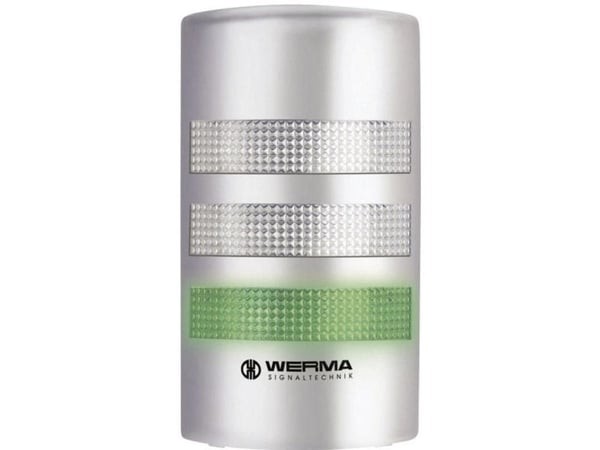 Werma FlatSIGN, Vihreä, Punainen, Keltainen, 50000 h, Polykarbonaatti (PC), -30 - 50 °C, IP65, 24 V