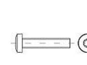 TOOLCRAFT 146075 linse-skruer M3 40 mm T-profil DIN 7985 stål galvanisert 200 stk