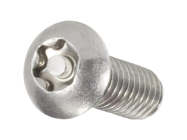 Toolcraft 888771, Skru, Rustfritt stål, M4, Rundt hode, Sølv, 8 mm