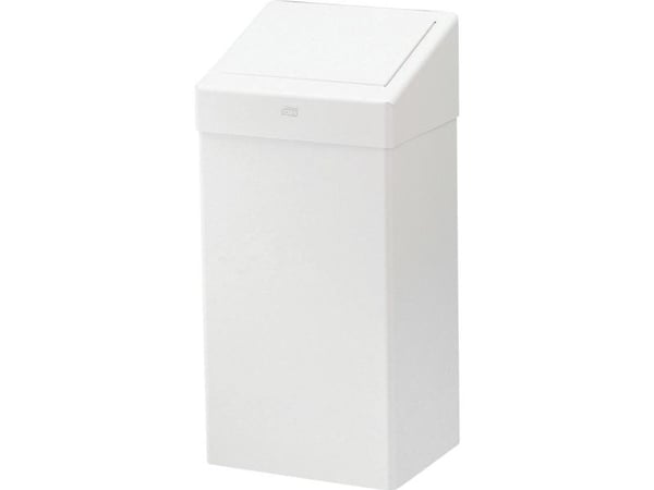 Tork 228000, 50 l, Rektangulær, Metall, Hvit, 355 mm, 275 mm