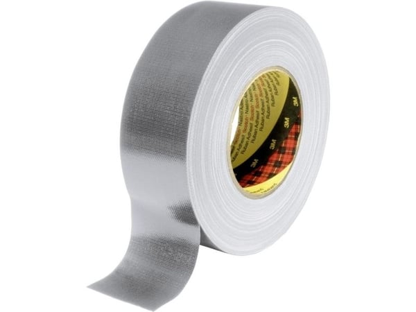 3M vevteip med polyetylenbelegg (L x B) 50 m x 50 mm sølv (XT-0034-0102-0)