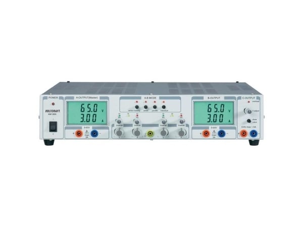 Voltcraft laboratorioteholähde, säädettävä VSP 2653 0,1 - 65 V/DC 0 - 3 A 399 W 3 x (VSP 2653)