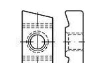 TOOLCRAFT 161566 Gevindplade til hammerhovedskruer M5 Stål Galvaniseret 100 stk