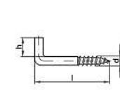 TOOLCRAFT 159605 sporhodeskruhekker 50 mm galvanisert stål 100 stk