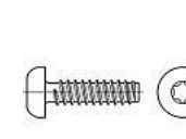 TOOLCRAFT 149533 linsehode spor/skrue 4,2 mm x 50 mm T-profil stål galvanisert, 500 stk