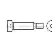TOOLCRAFT 148025 krageskrue M8 12 mm innvendig sekskant stål 50 stk