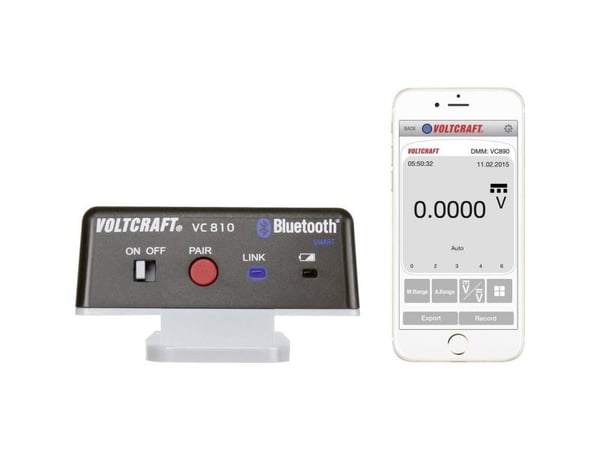 VOLTCRAFT VC810 Bluetooth®-adapter VC810, passer til (detaljer) VC830, VC850, VC870, VC880, VC890 (VC810)