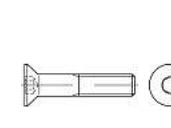 TOOLCRAFT försänkta skruvar M3 16 mm DIN 7991 rostfritt stål 100 st