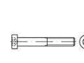 TOOLCRAFT 145846 cylinderskruvar M8 12 mm T-spår DIN 7984 stål förzinkat 200 st