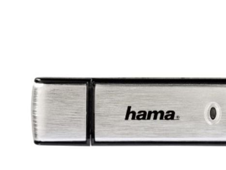 Hama Fancy 128GB USB 2.0, 128 GB, USB Type-A, 2.0, 6 MB/s, Med lokk, Svart, Sølv