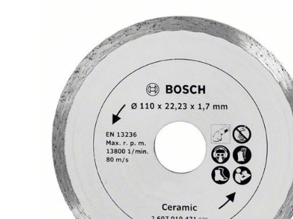 Bosch-tarvikkeet 2607019471 Timanttinen leikkuukiekko Halkaisija 110 mm 1 kpl