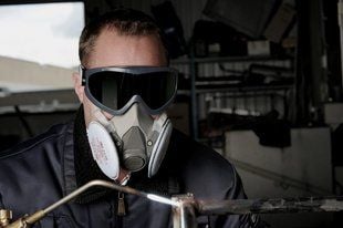 3M 2895S, Svart, Blå, Grå, Svart, Polykarbonat