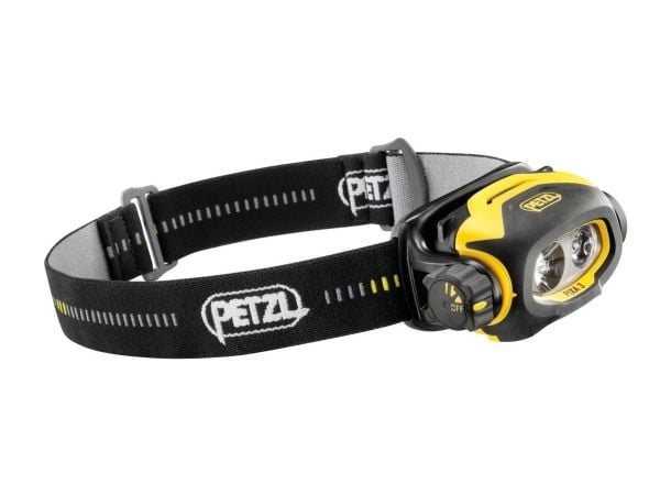 Petzl Pixa 3, Hodebåndslommelykt, Sort, Gult, IP67, 100 lm, AA, 160 g