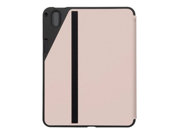 Targus Click-In - Vikbart fodral för surfplatta - termoplastisk polyuretan (TPU), polyuretan - guldrosa - 10.9" - för Apple 10.9-inch iPad (10:e ge...