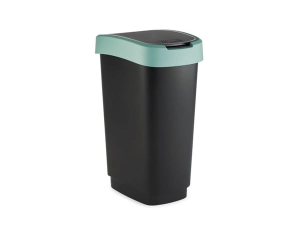 Rotho Swing Bin 10L Twist Green