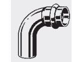 Viega Bend 90 ° 1 laippa FKM 18mm (628 246) Viega Bend 90 ° 1 laippa FKM 18mm (628 246)