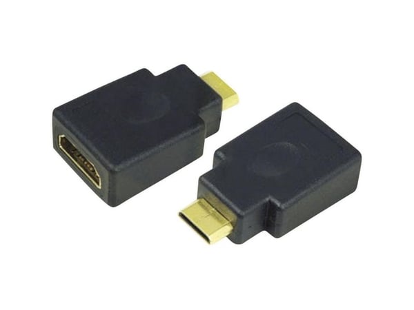 LogiLink - HDMI-sovitin - mini HDMI han til HDMI hun - lajitella