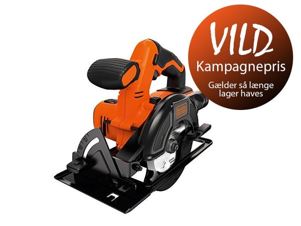 BLACK+DECKER BDCCS18N-XJ - Sirkelsag - trådløs - 140 mm - 18 V - SOLO