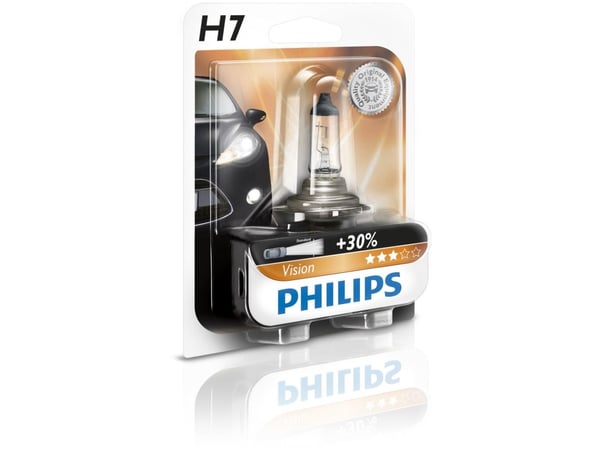 Philips Vision H7 55W 12V Blister - 1 stk.