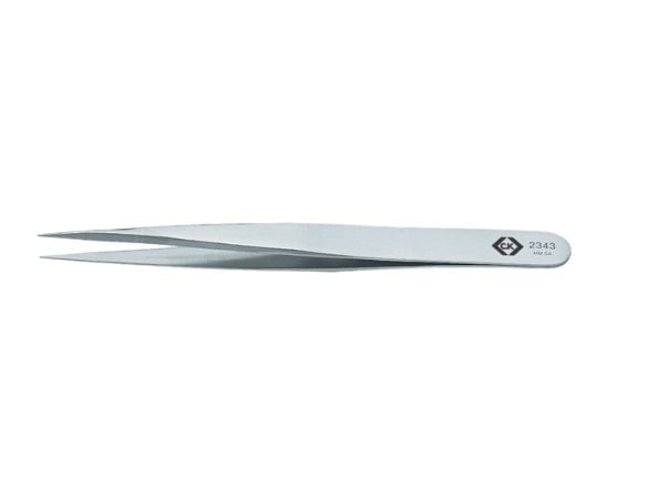 C.K Tools Precision 2343, Rustfritt stål, Sølv, Spiss, Rett, 130 mm, 1 stykker
