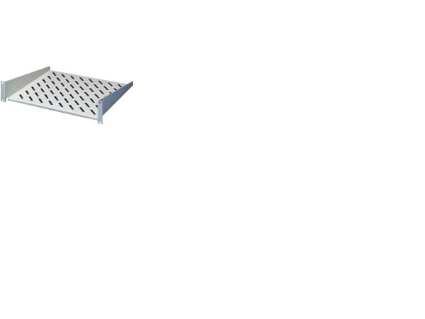 Rittal - Rack-hylle - lysegrå - 2U - 19" - for RiPatch