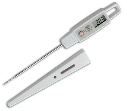 VOLTCRAFT DET3R Insättningstermometer (HACCP) Temperaturområde -40 till +250 °C Överensstämmer med HACCP (livsmedelssäkerhet)