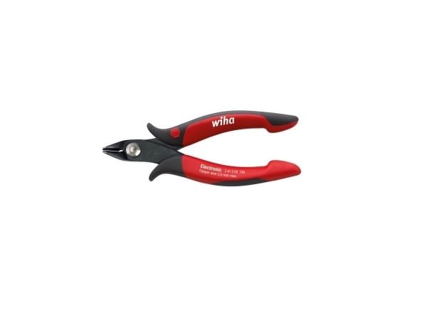 Wiha Electronic, Diagonal tang, Stål, Svart, Rød, 135 mm, 14 cm (5.5"), 72 g
