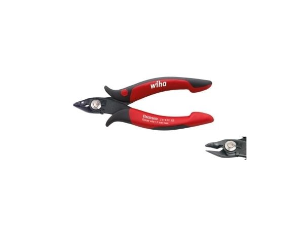 Wiha Electronic, Diagonal tang, Stål, Sort, Rød, 138 mm, 14 cm (5.5"), 80 g