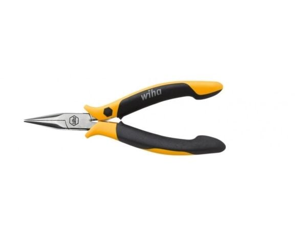 Wiha Z 36 0 04, Nåltänger, Stål, Svart, Gul, 145 mm, 100 g