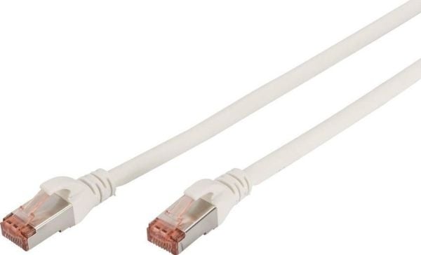 DIGITUS Professional - Koblingskabel - RJ-45 (hann) til RJ-45 (hann) - 10 m - SFTP - CAT 6 - IEEE 802.3 - halogenfri, formstøpt, uten hindringer - ...