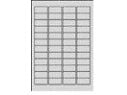 Avery Zweckform L6113-20, White, Rounded rectangle, Permanent, Polyester, Laser/Inkjet, 45.7 mm