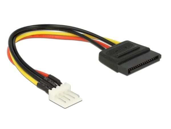 Delock - Strømadapter - 4-pin mini-strømkontakt (hann) til SATA-strøm (hann) - 15 cm