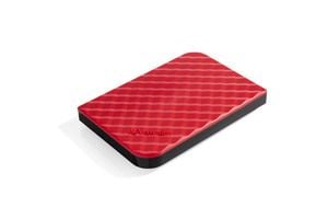 Verbatim Store 'n' Go - Harddisk - 1 TB - ekstern (bærbar) - USB 3.0 - 5400 rpm - rød