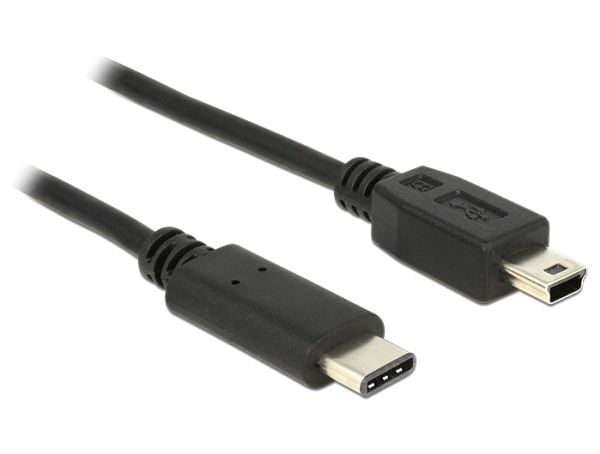 Delock - USB-kabel - USB-C (hann) til mini-USB Type B (hann) - USB 3.1 - 1 m - svart