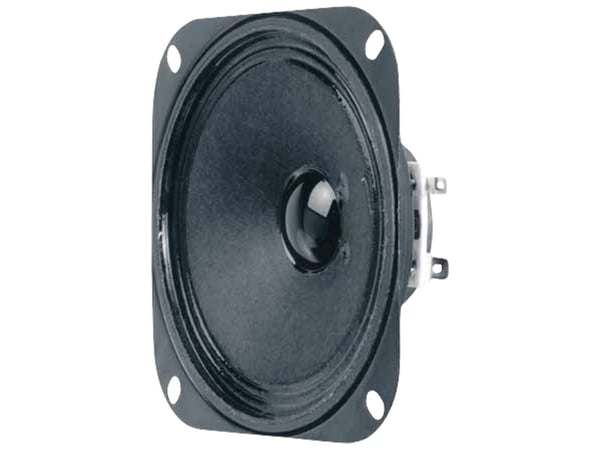 Visaton VS-R10S/4, 20 W, 30 W, 4 O, 100 - 13000 Hz, Sort, 102 mm