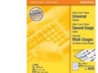 Avery - Permanet adhesiv - hvit - 70 x 16.9 mm 5100 stk (100 ark x 51) merkelapper