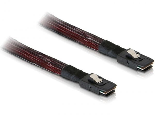 Delock mini SAS - SAS intern kabel - 36-pins 4i Mini MultiLane (hann) til 36-pins 4i Mini MultiLane (hann) - 1 m