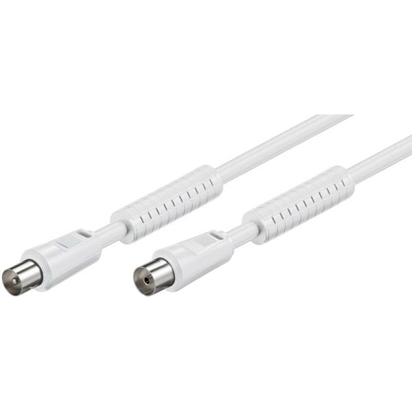 Goobay 50725, 5 m, IEC, IEC, Hvit
