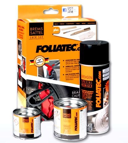 Foliatec Täydellinen jarrusatulan maalaussarja – Racing Rosso Red