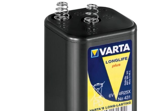Varta Longlife Plus 431 - Batteri - Sinkklorid - 8.5 Ah