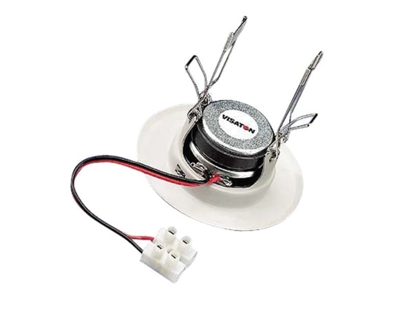 Visaton DL 5 8 OHM - Høyttaler - for høyttaleranlegg - 4 watt - ren hvit, RAL 9010