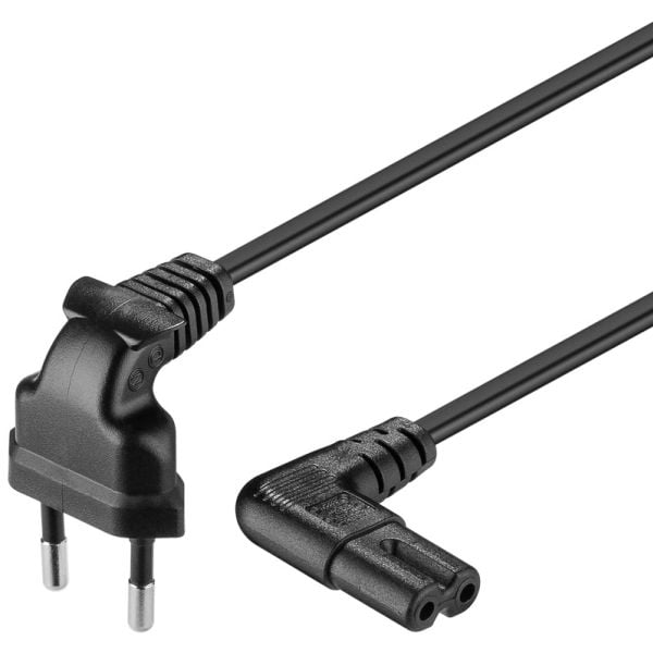 Goobay 97350, 2 m, Virtapistoke tyyppi C, C7 liitin, H03VVH2-F2, 250 V
