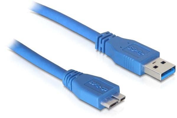 DeLOCK - USB-kaapeli - Micro-USB Type B (han) til USB Type A (han) - USB 3.0 - 5 m - 5 m